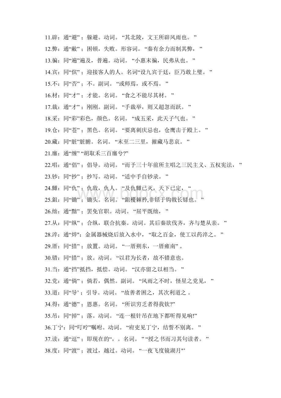 届全国高考语文文言文阅读通假字基本知识必备.docx_第3页