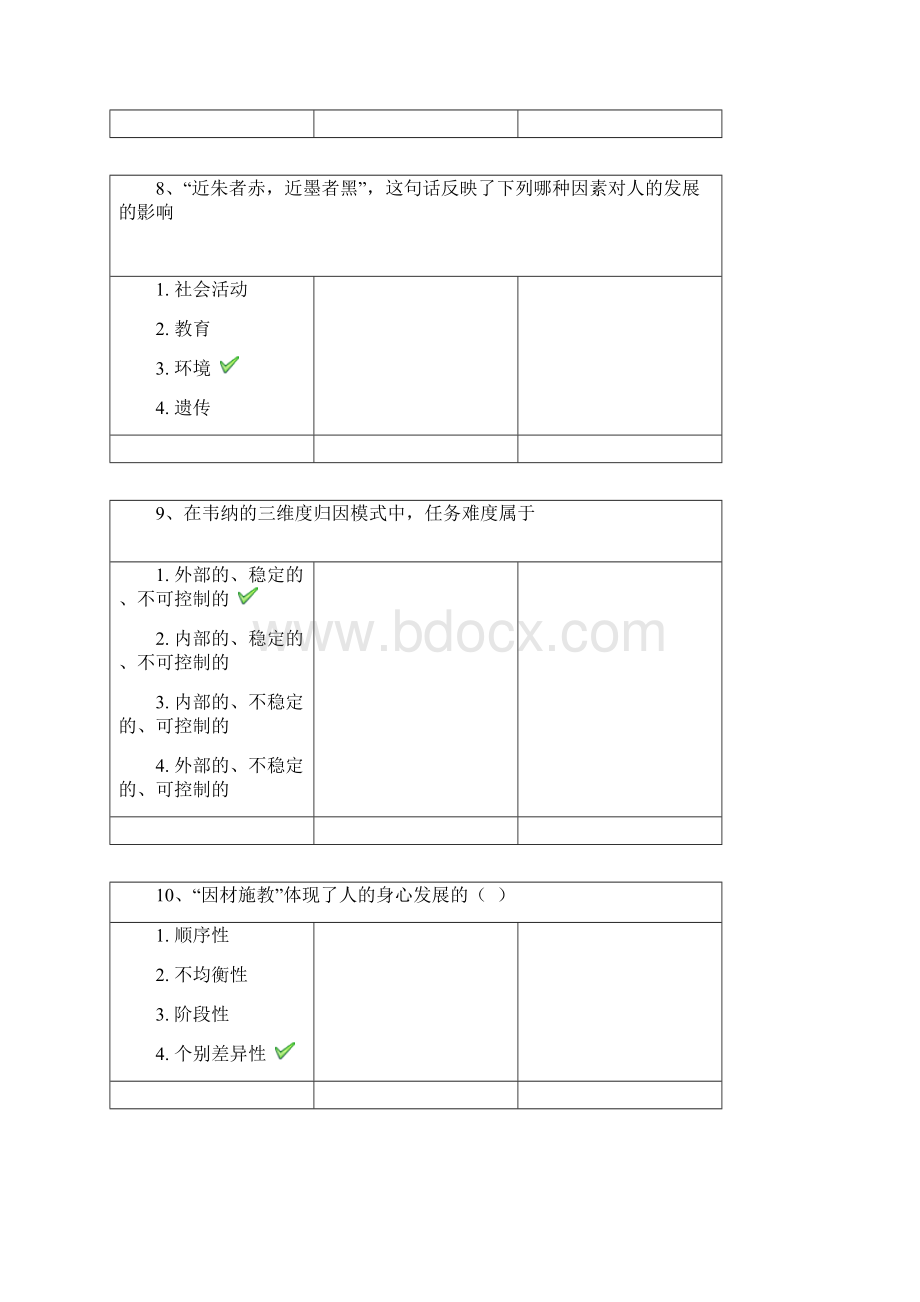 9031《教育心理学》 20年春季西南大学作业答案Word文档格式.docx_第3页