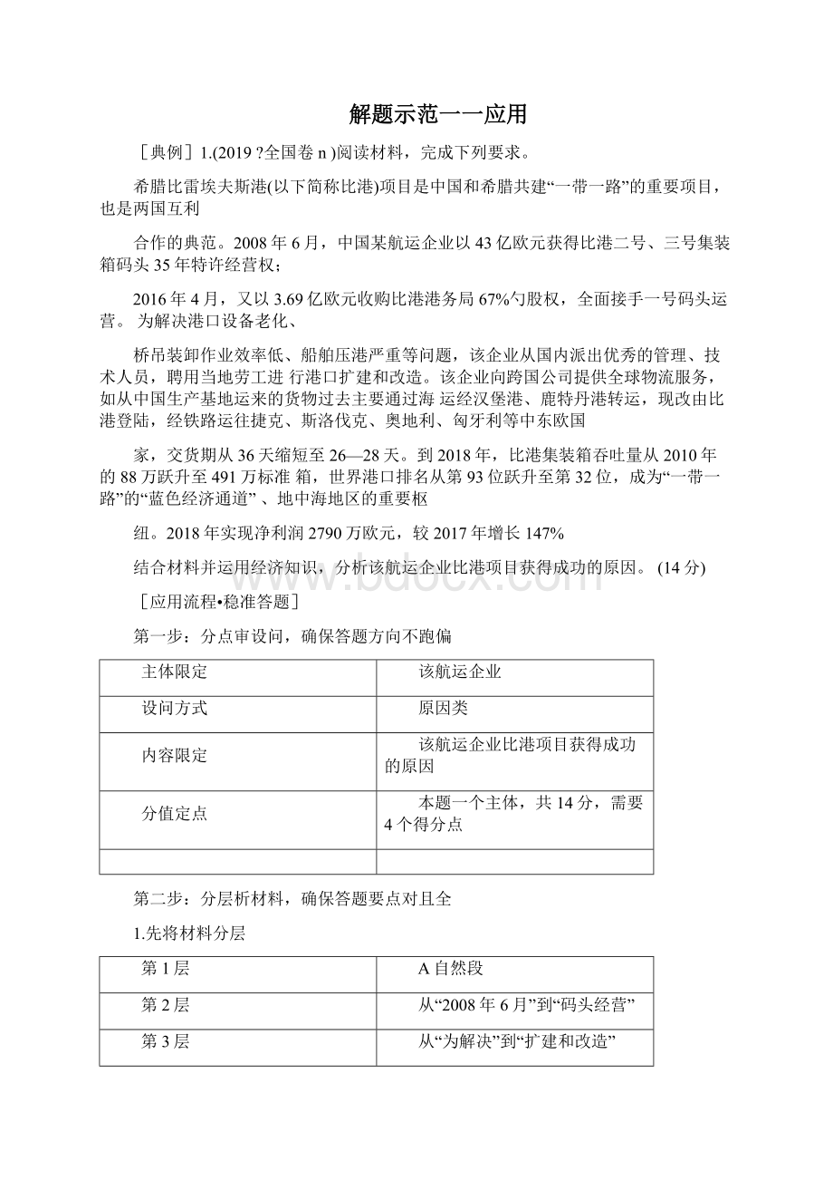 高考政治主观题答题模板专题03企业解析版Word文档下载推荐.docx_第3页