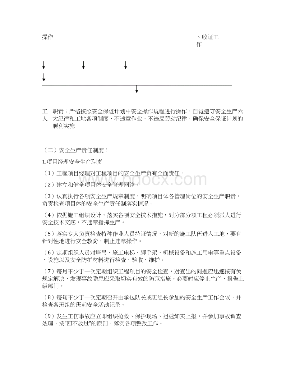 卓顶精品JIN企业标准安全生产管理体系及保证措施doc.docx_第3页