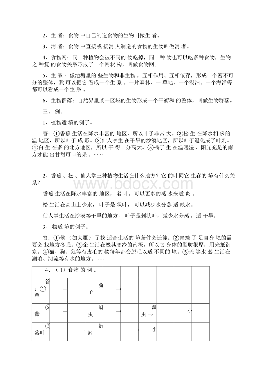 完整五年级科学上册科学复习资料完整版docxWord格式.docx_第2页