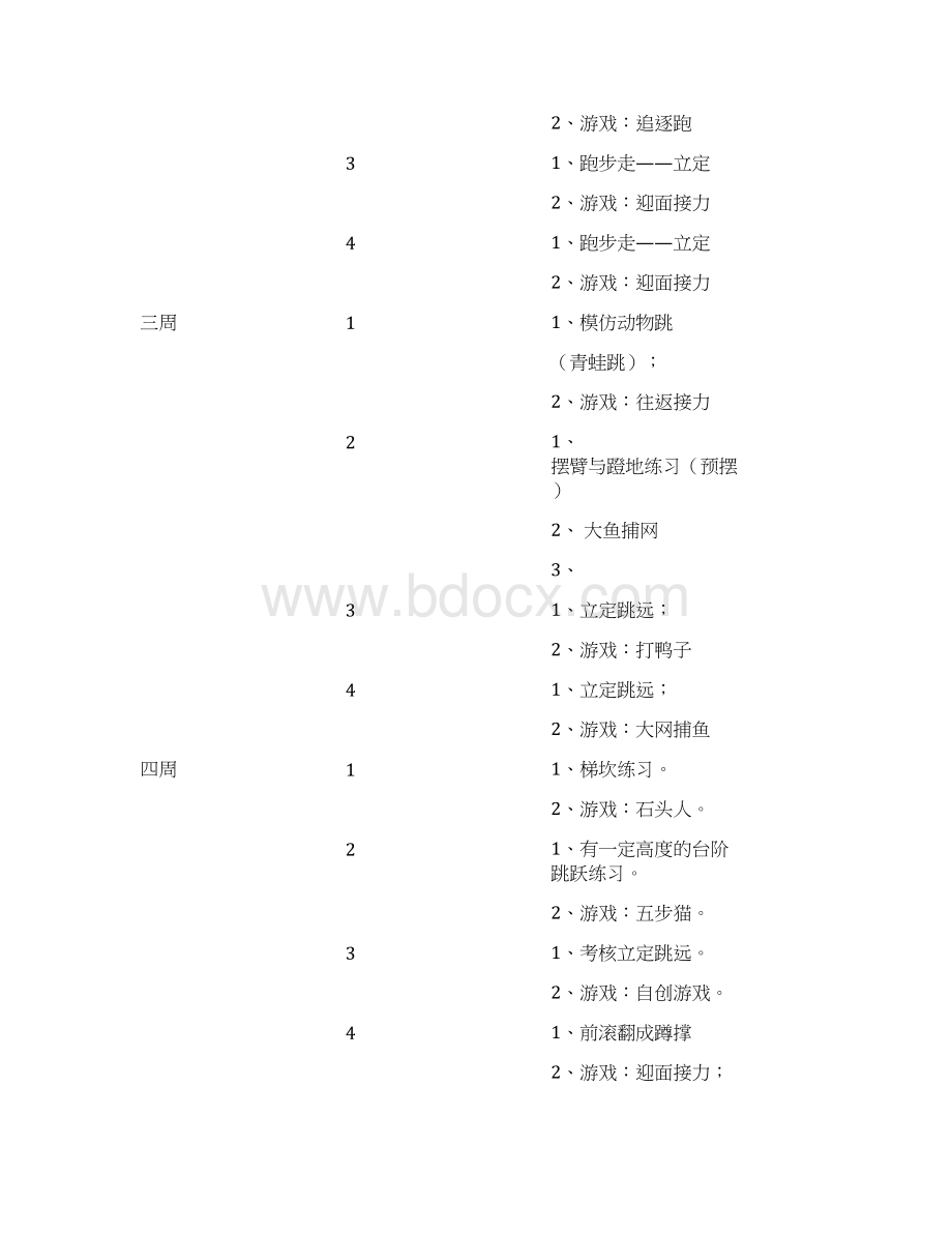 小学二年级下期体育教案Word下载.docx_第3页