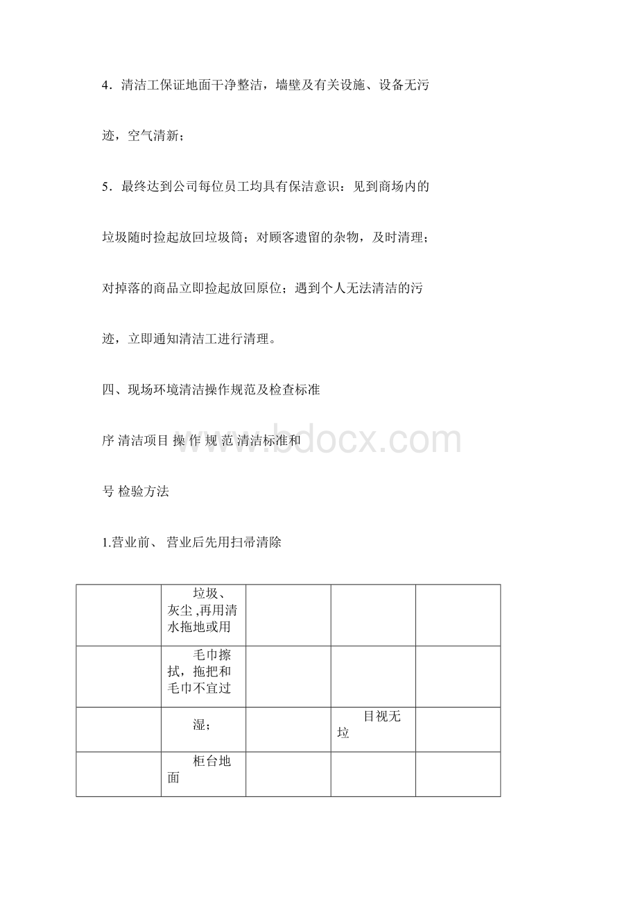 超市营业现场环境卫生清洁检查细则.docx_第2页