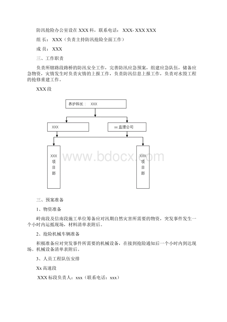 高速公路度防汛抢险应急预案Word文档下载推荐.docx_第2页