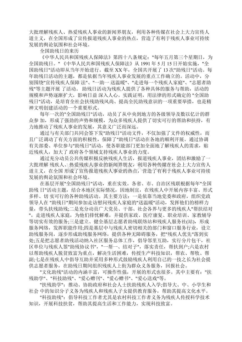 XX世界残疾人日主题1.docx_第2页