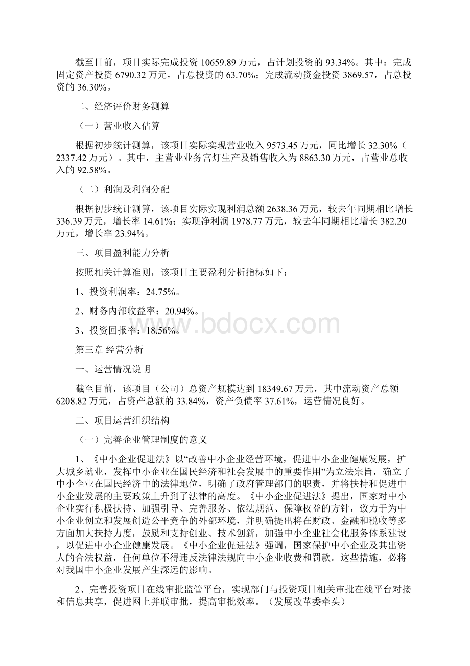 宫灯项目经营分析报告Word文档下载推荐.docx_第3页