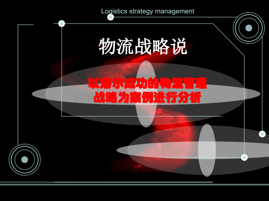 以海尔成功的物流管理战略为案例进行分析.ppt_第1页