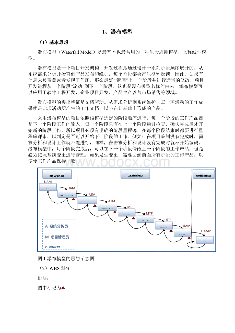 软件生命周期模型选择及WBS分解指南Word文件下载.docx_第2页