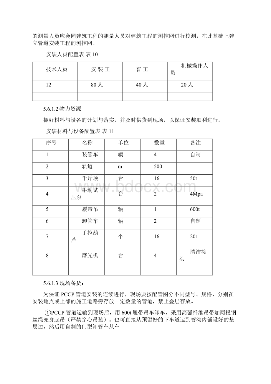 大口径pccp管道安装工程施工方案Word文件下载.docx_第3页