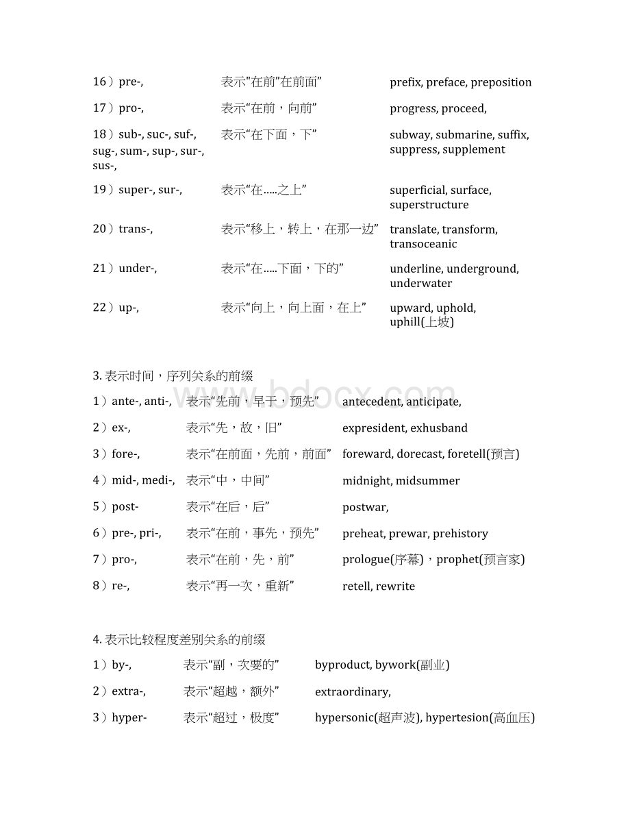 英语单词常见前缀后缀表格形式Word格式.docx_第3页