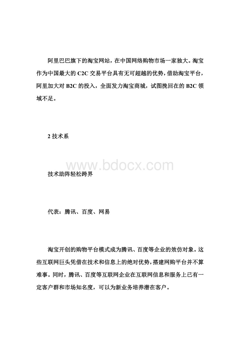 B2C电子商务企业阵营图七大派系Word文件下载.doc_第2页