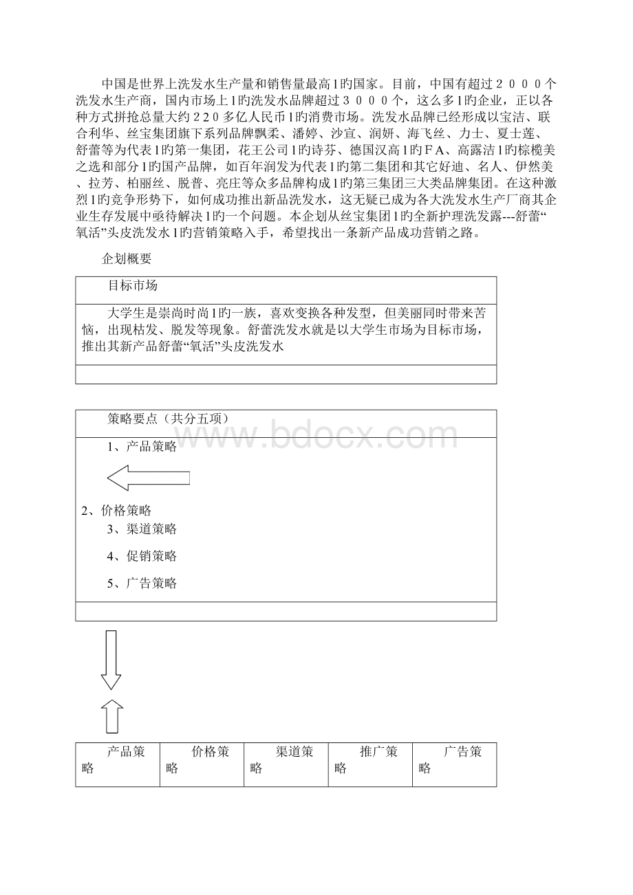 XX品牌洗发水市场营销企业规划书.docx_第2页