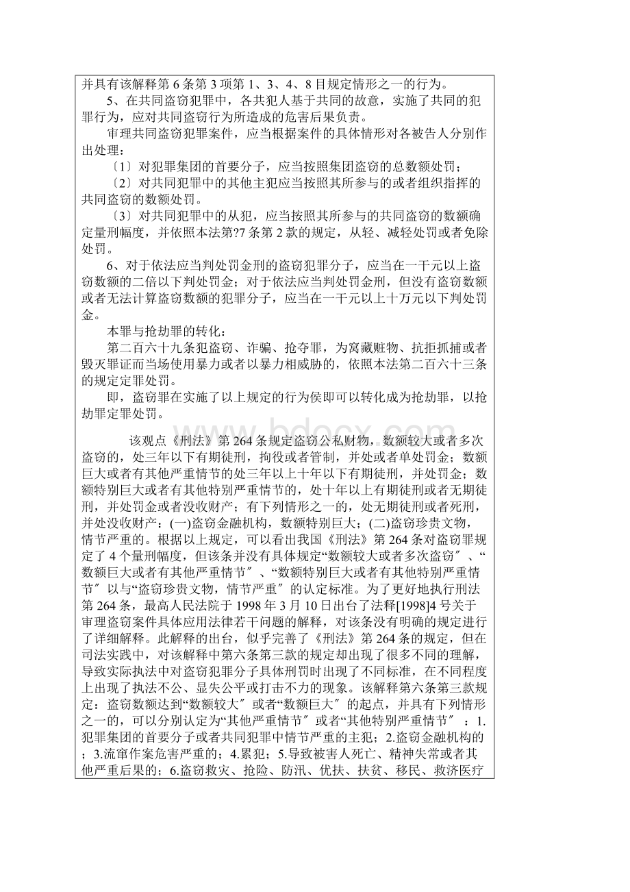 盗窃罪量刑标准细分.docx_第3页