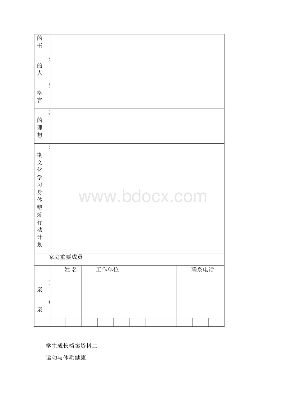 初中生成长档案共同进步小组Word文档格式.docx_第3页