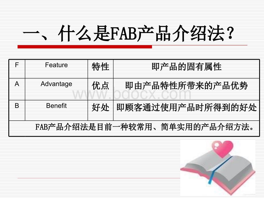 FAB商品介绍法.ppt