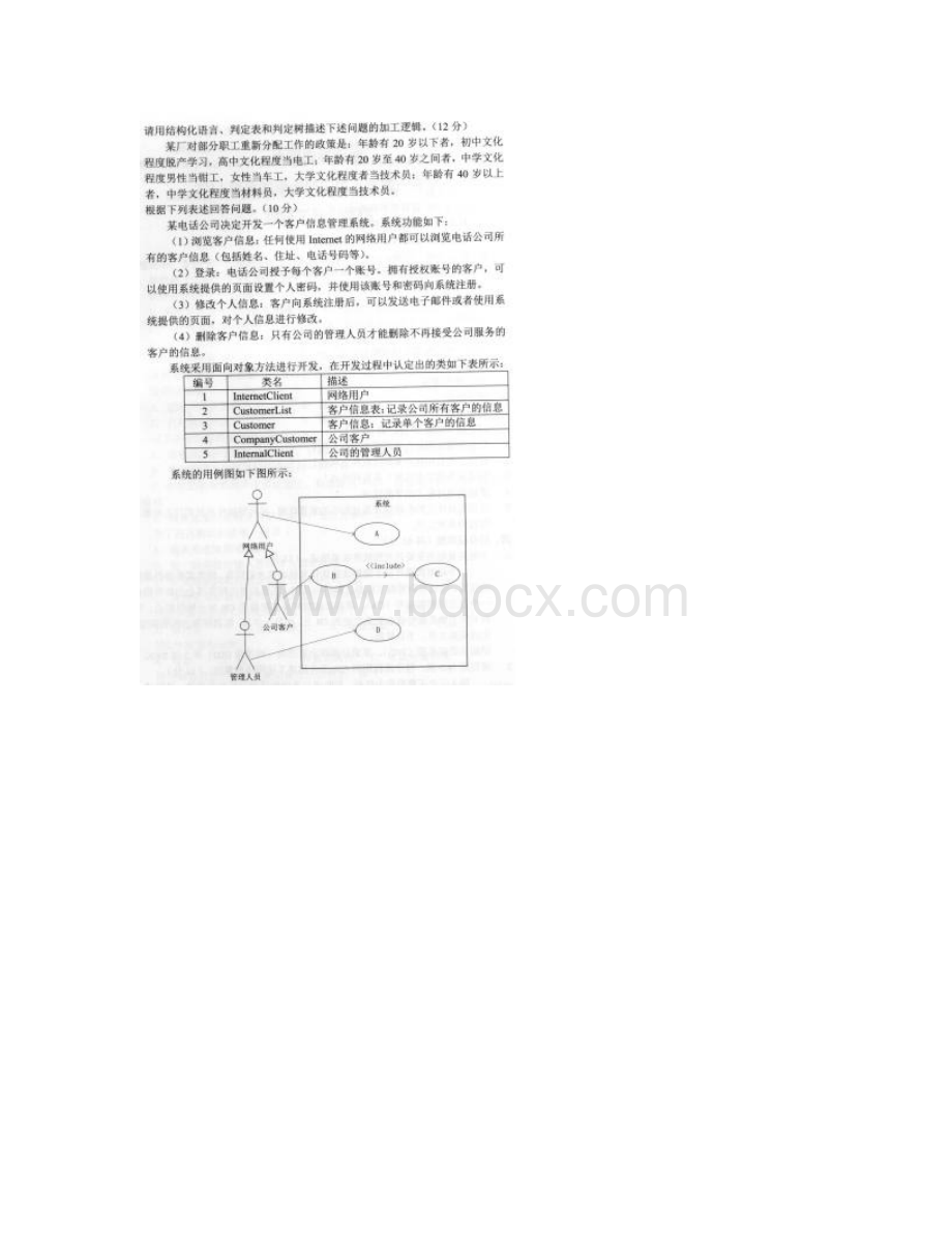 中国传媒大学计算机学院822软件工程历年考研真题汇编附答案.docx_第2页