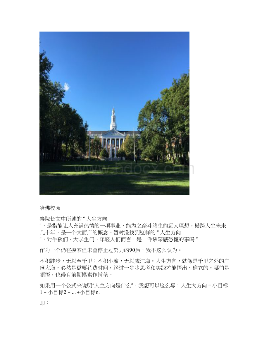 精选与其纠结人生方向不如定好小目标文档格式.docx_第2页