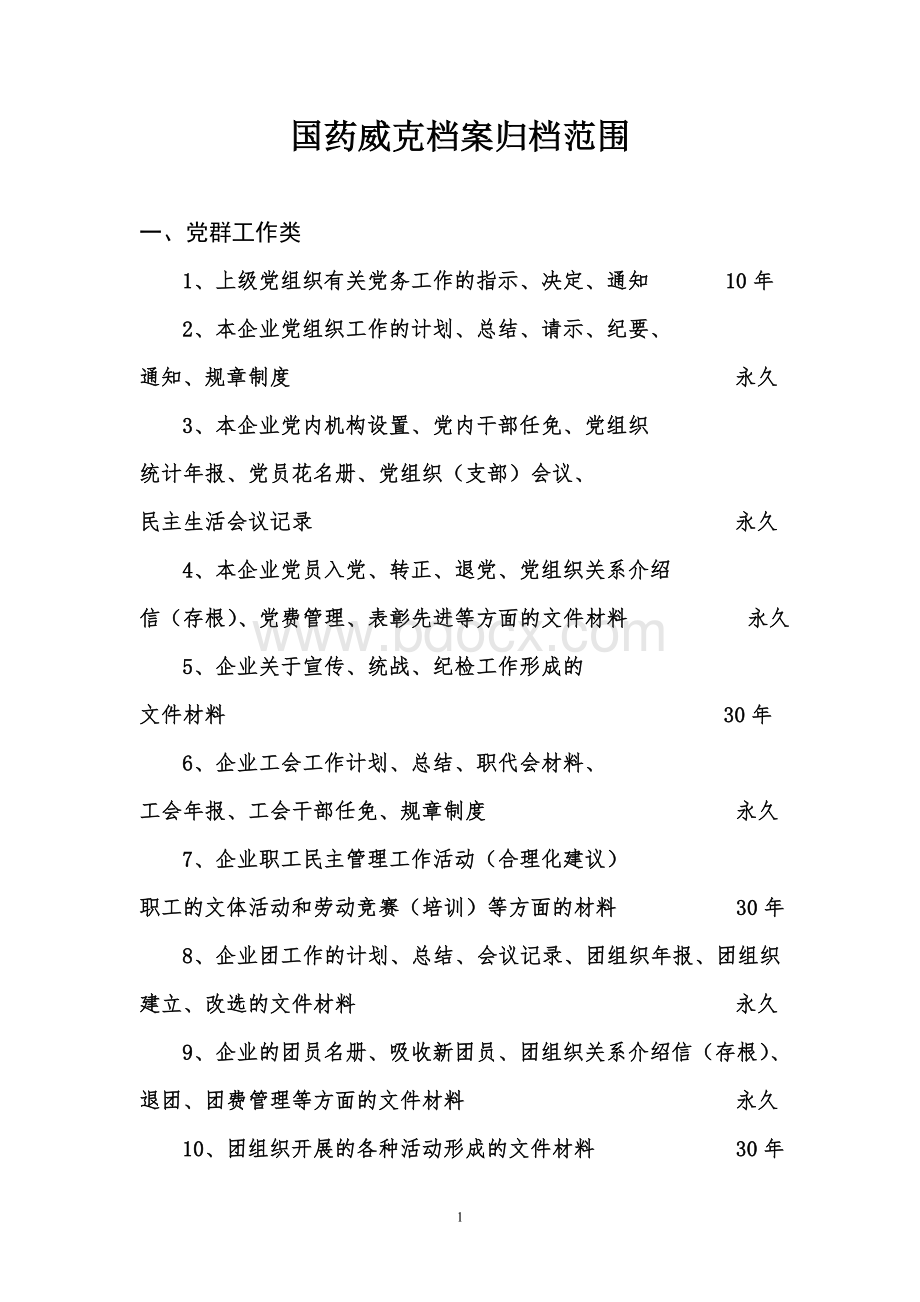 企业档案归档范围Word下载.doc_第2页