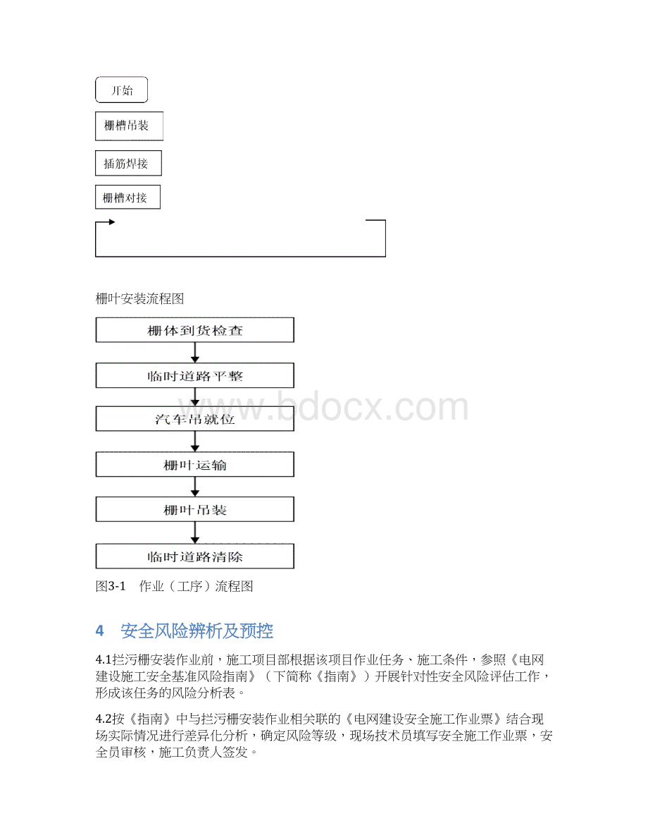 水库进出水口拦污栅作业指导书Word文件下载.docx_第3页