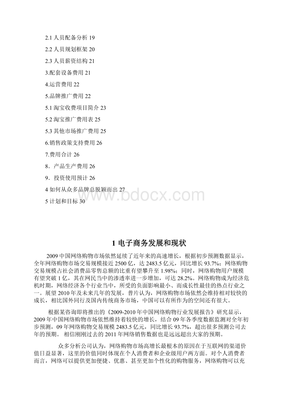 淘宝化妆品电子商务运营计划书Word格式文档下载.docx_第2页