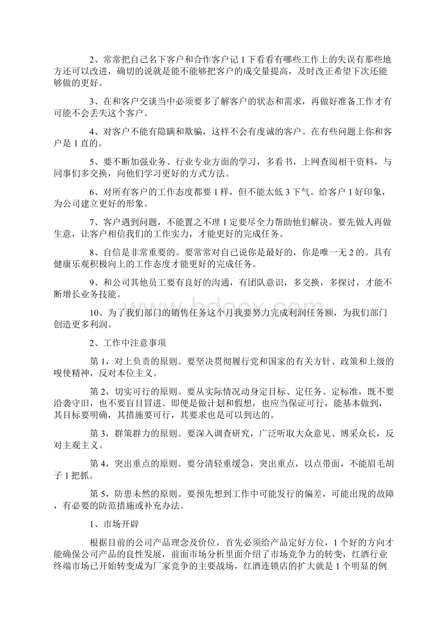 销售个人工作计划文档格式.docx_第3页