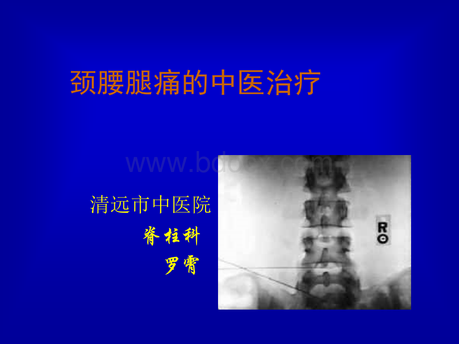 颈腰腿痛的中医治疗_精品文档.ppt_第1页