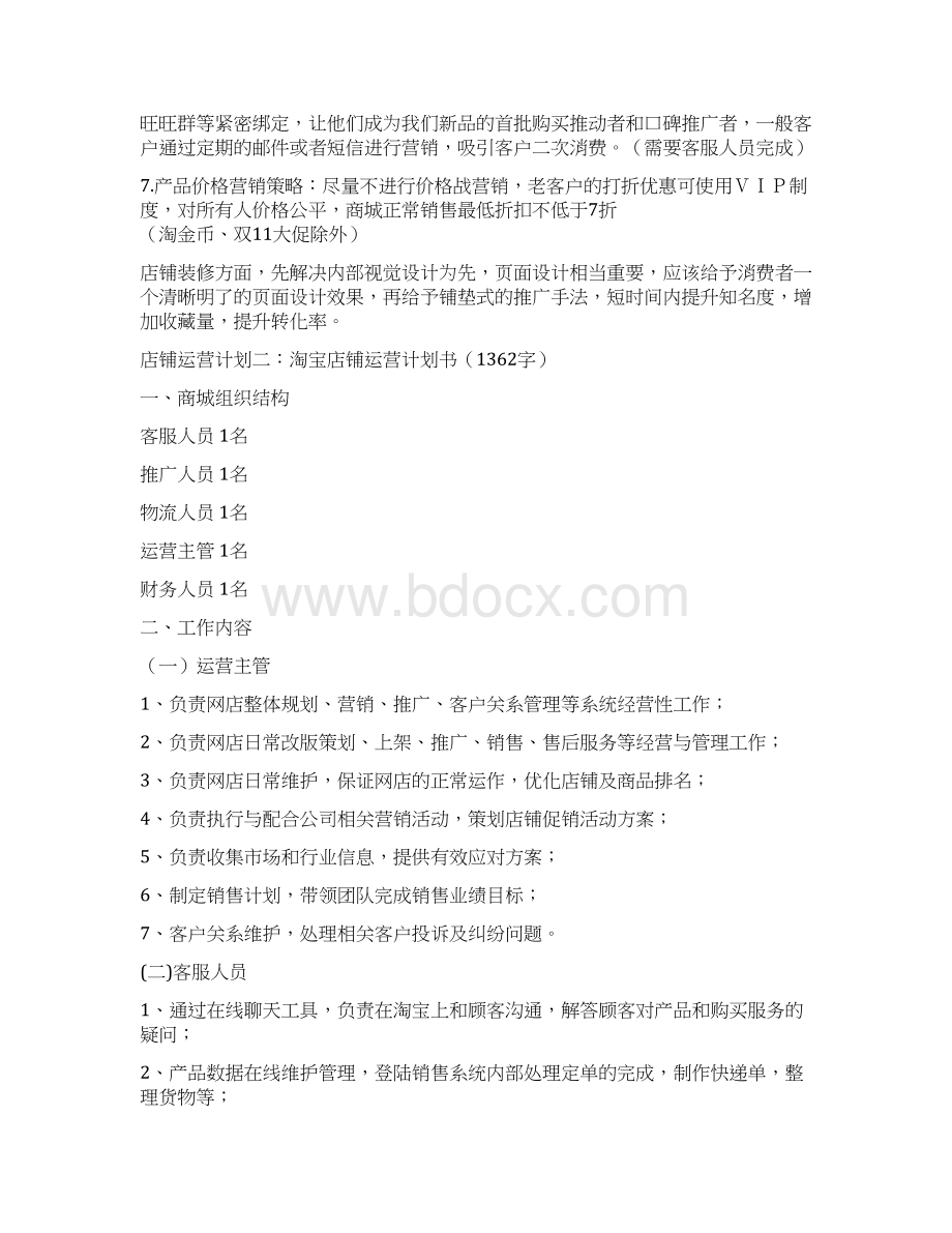 新版天猫商城电商新开店铺整体运营规划项目商业计划书.docx_第2页