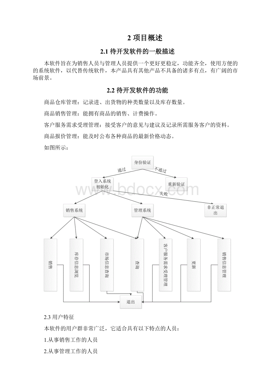 销售管理系统需求分析规格说明书.docx_第2页