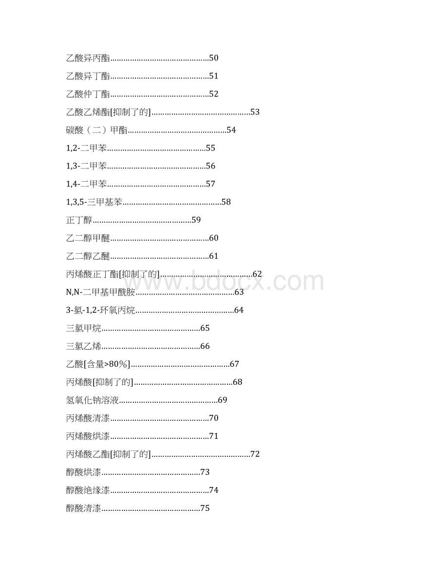 常见危险化学品安全技术说明书Word格式.docx_第3页