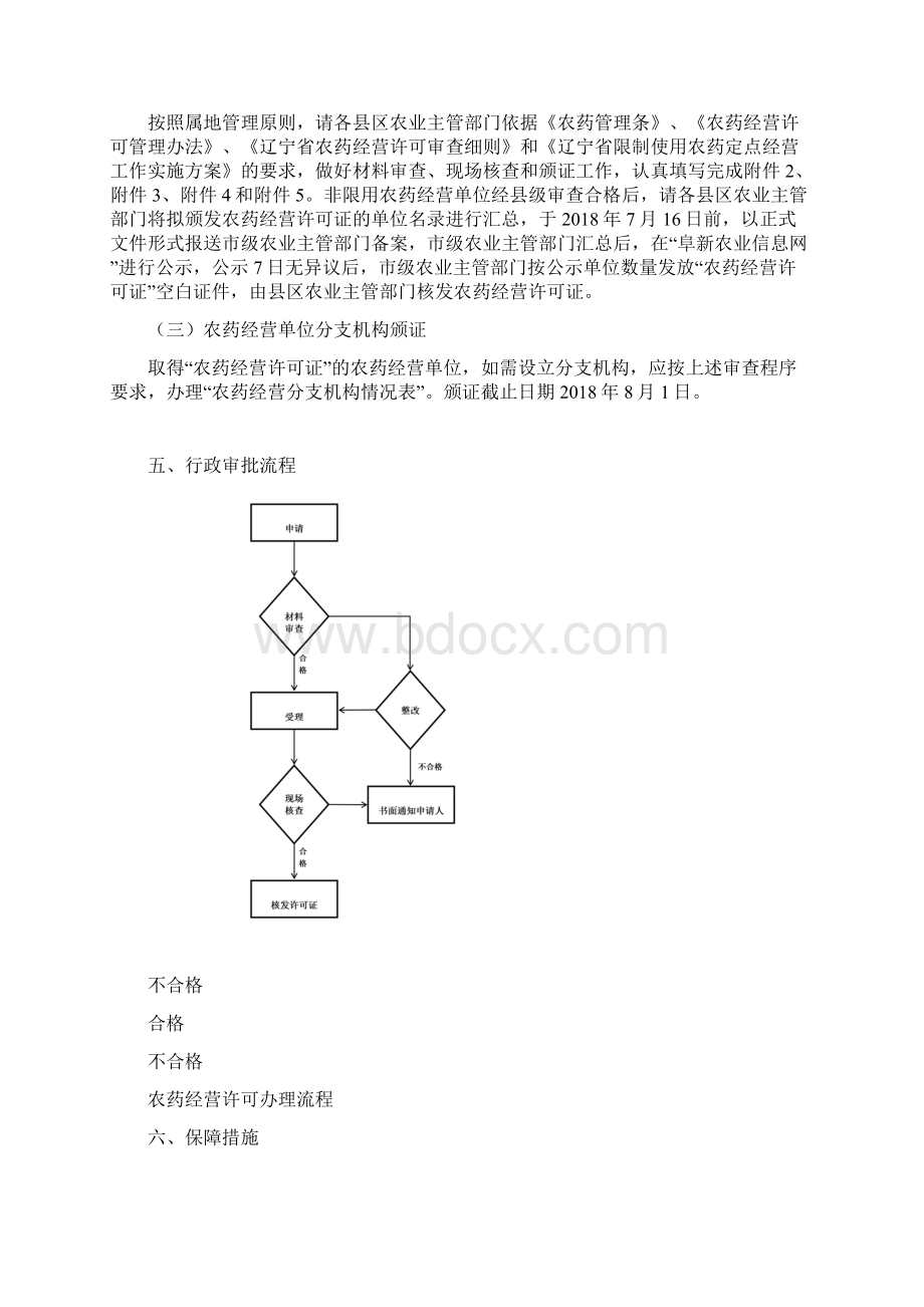 阜新农药经营许可管理实施方案.docx_第2页