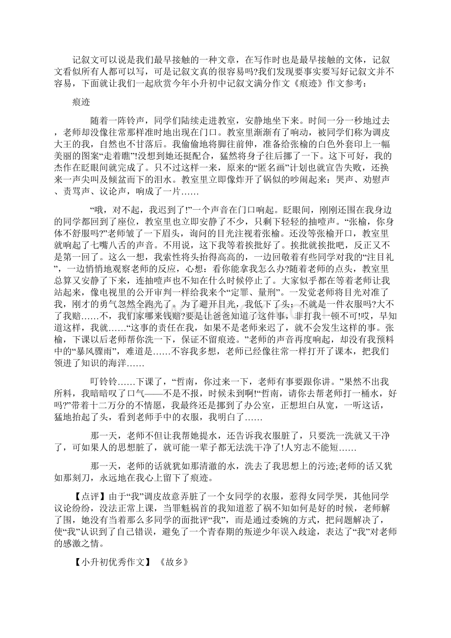 小升初满分作文精选10篇.docx_第2页