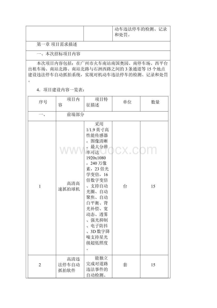 南站核心区新增违停高清抓拍系统.docx_第2页