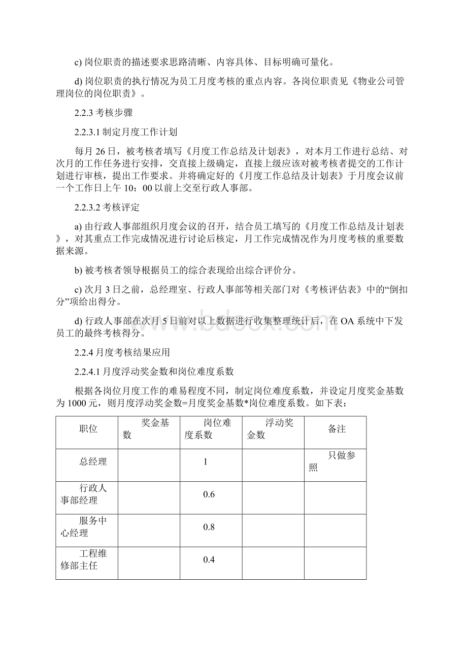 集团行政人事部绩效考核管理作业指导书.docx_第3页