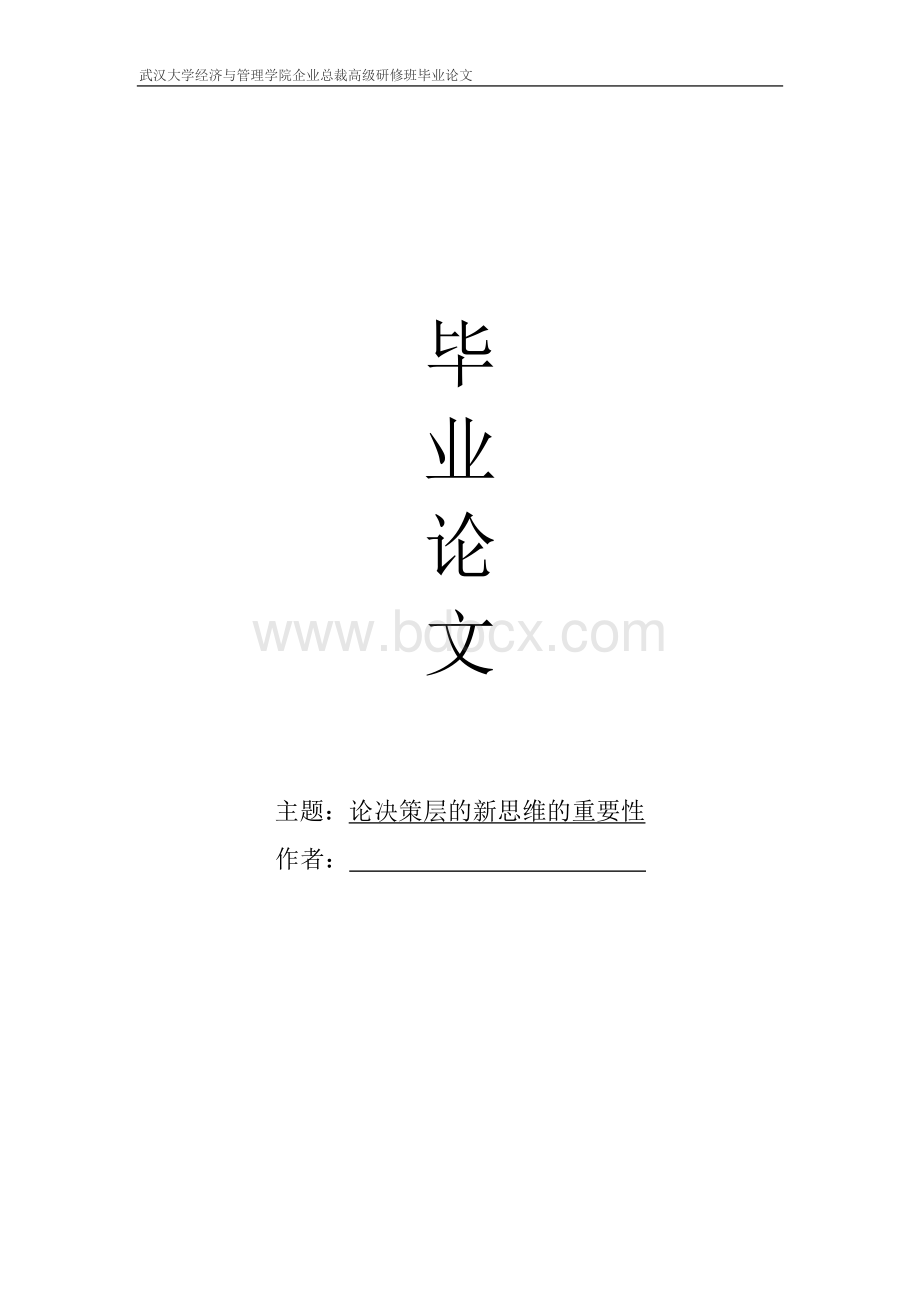 决策层的新思维文档格式.doc