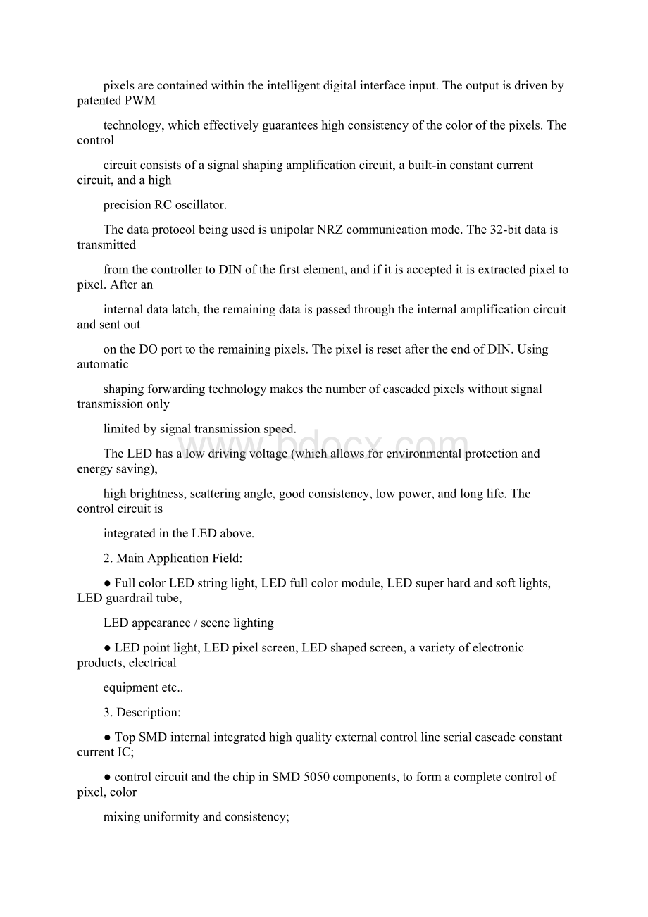 SK6812RGBW英文版规格书Word文档下载推荐.docx_第2页