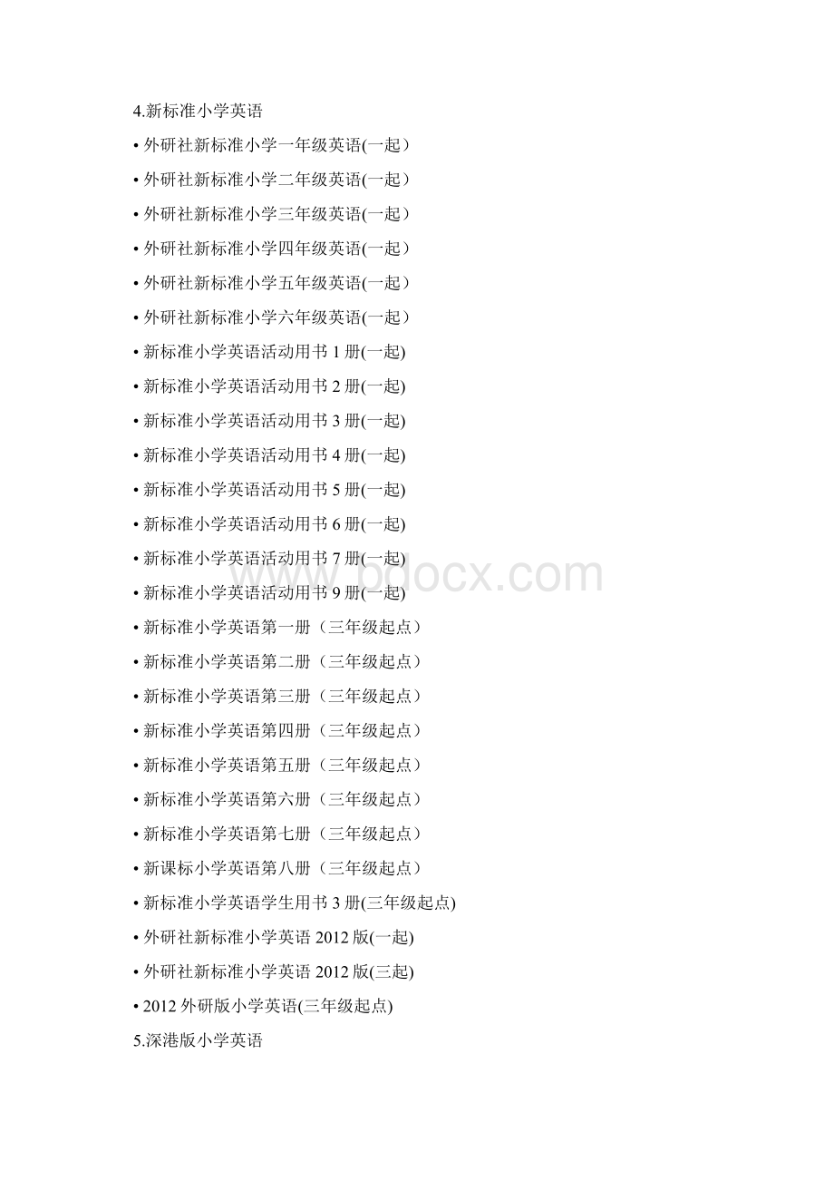 小学英语适用的教材版本大全18种Word格式文档下载.docx_第2页