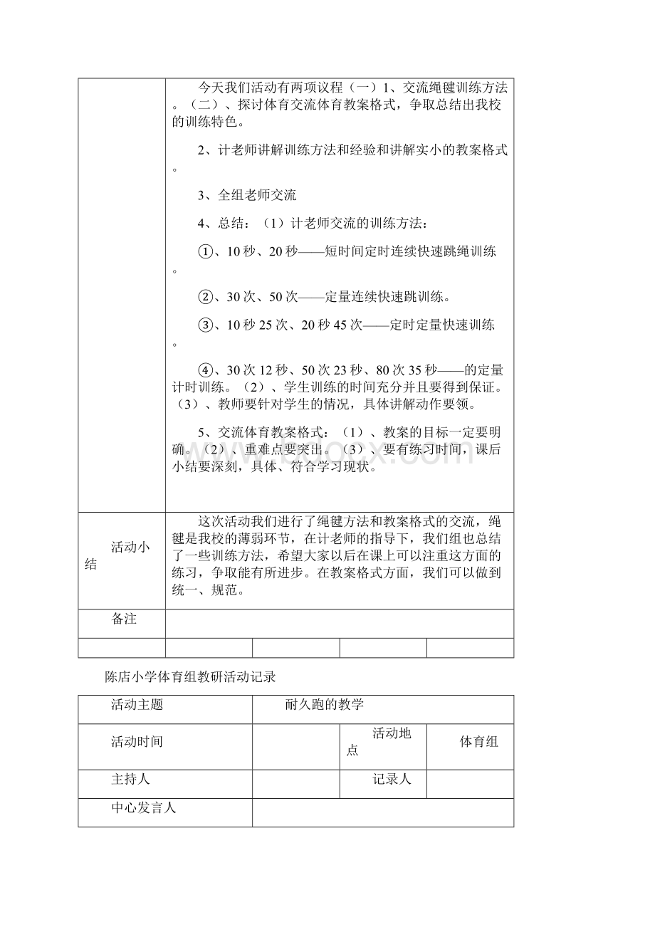 陈店小学体育组教研活动记录.docx_第3页