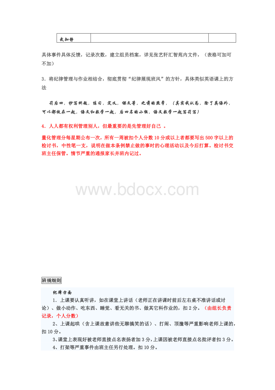 关于班级规章制度的建议Word下载.docx_第2页