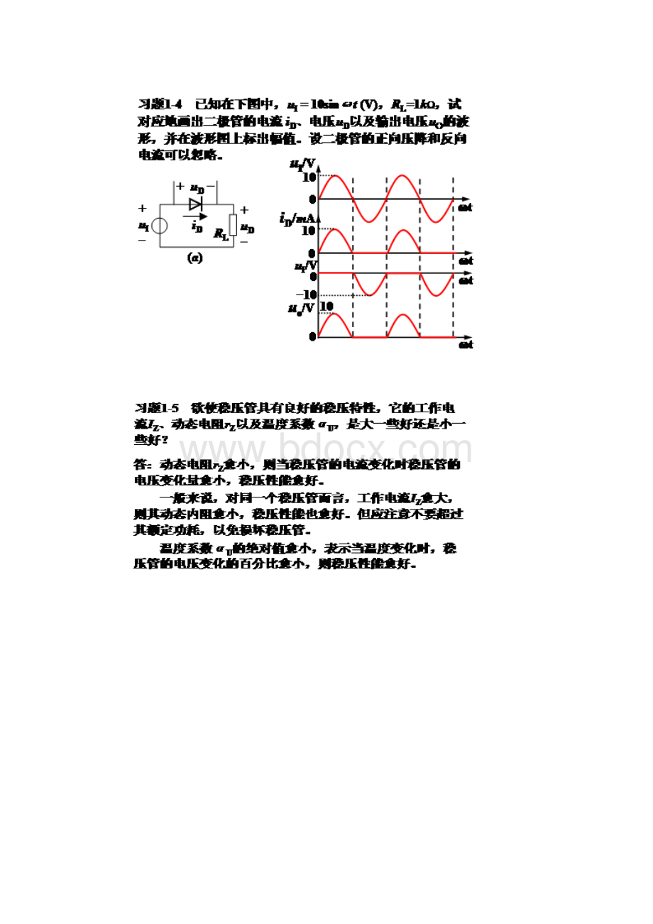 模拟电子专业技术基础第三课后完整答案免费.docx_第2页