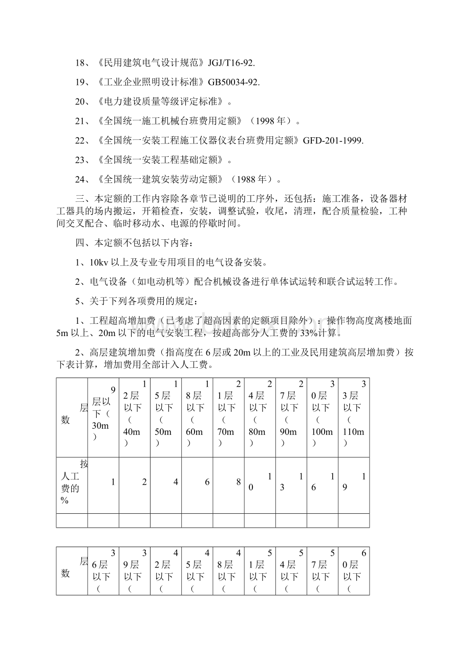 内蒙古自治区安装工程预算定额电气.docx_第2页