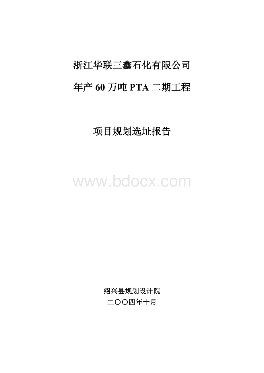 XX石化有限公司项目申请书.doc_第1页