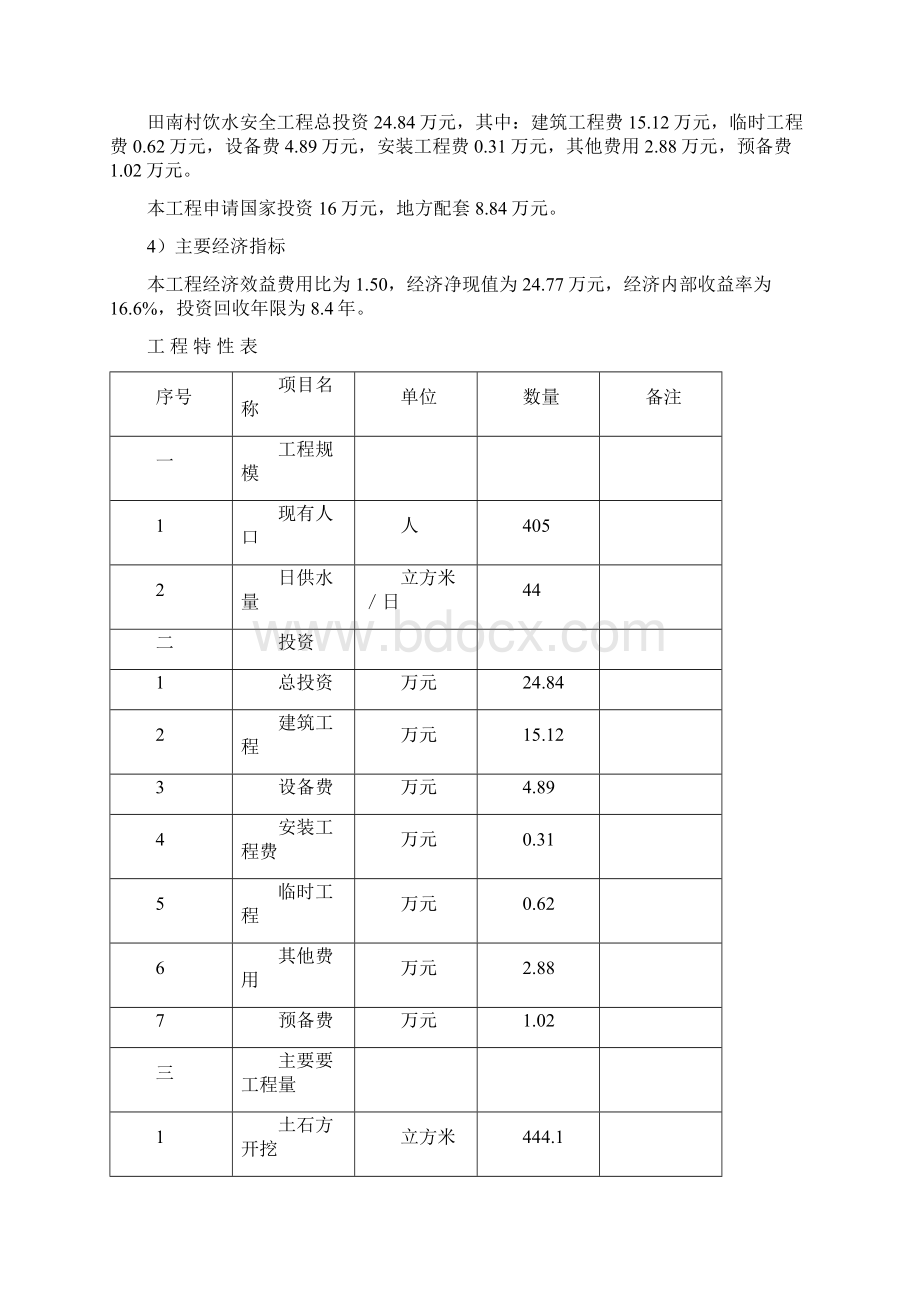 田南村饮水安全工程初步设计报告.docx_第2页