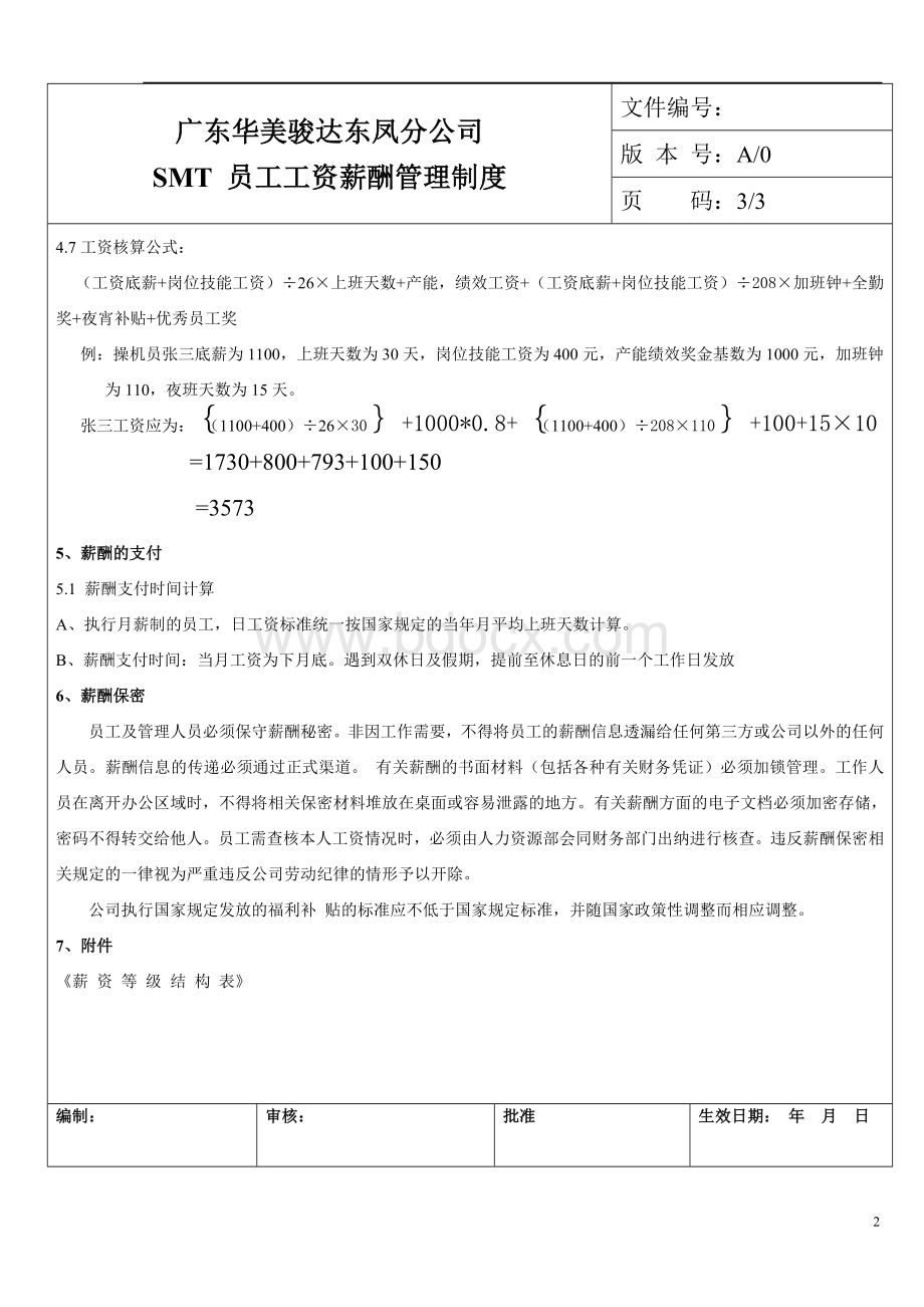 SMT薪酬管理制度A0.docx_第3页