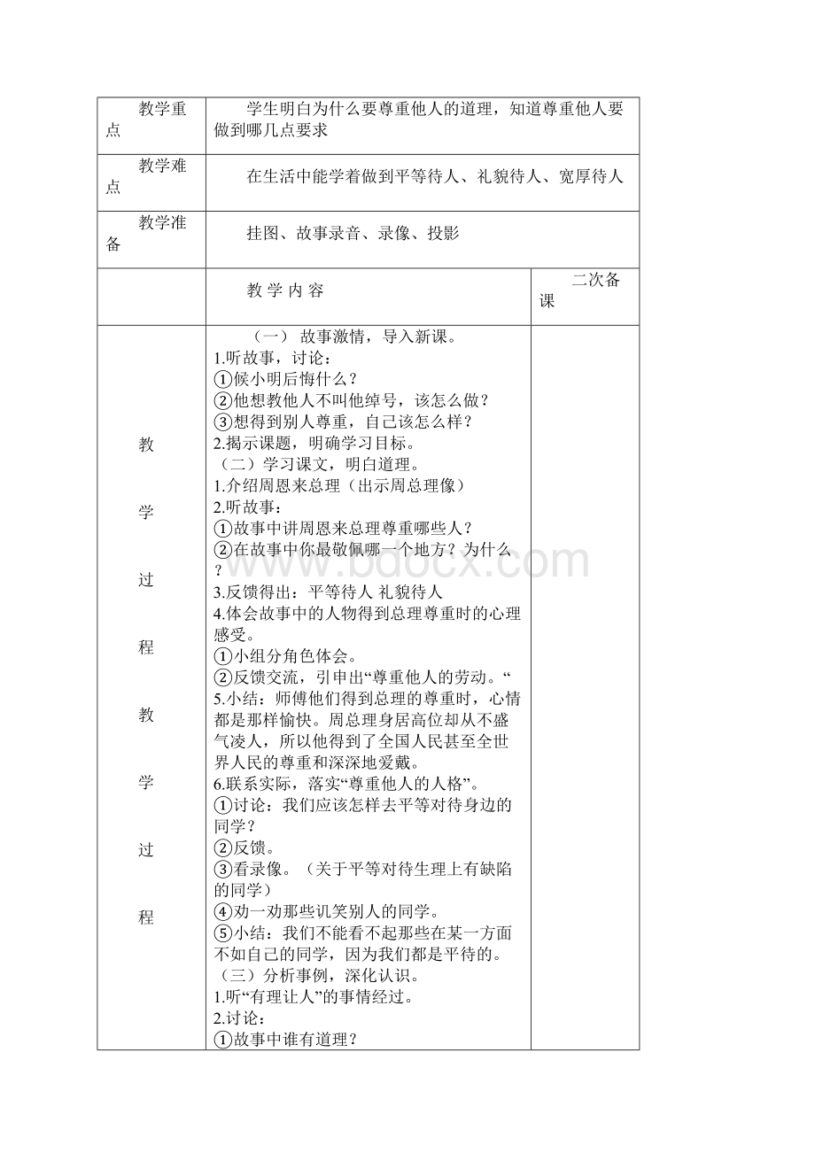 最新五年级上册健康教育教案.docx_第2页