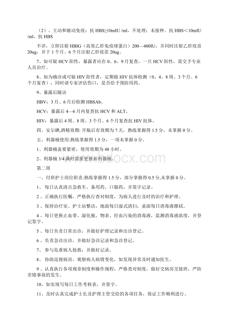 护士分层培训内容Word格式文档下载.docx_第2页