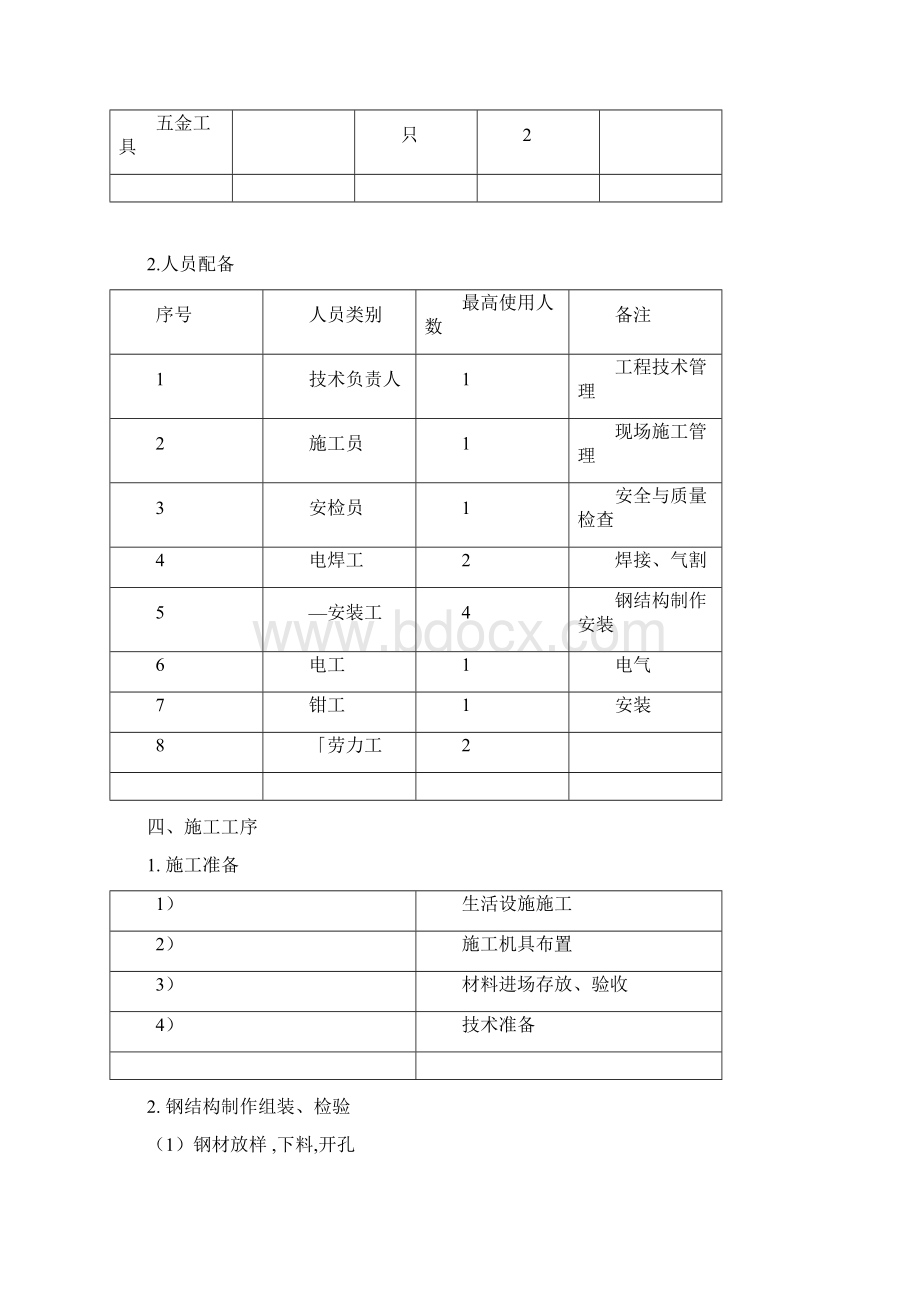 电梯的钢结构施工方案36457文档格式.docx_第3页