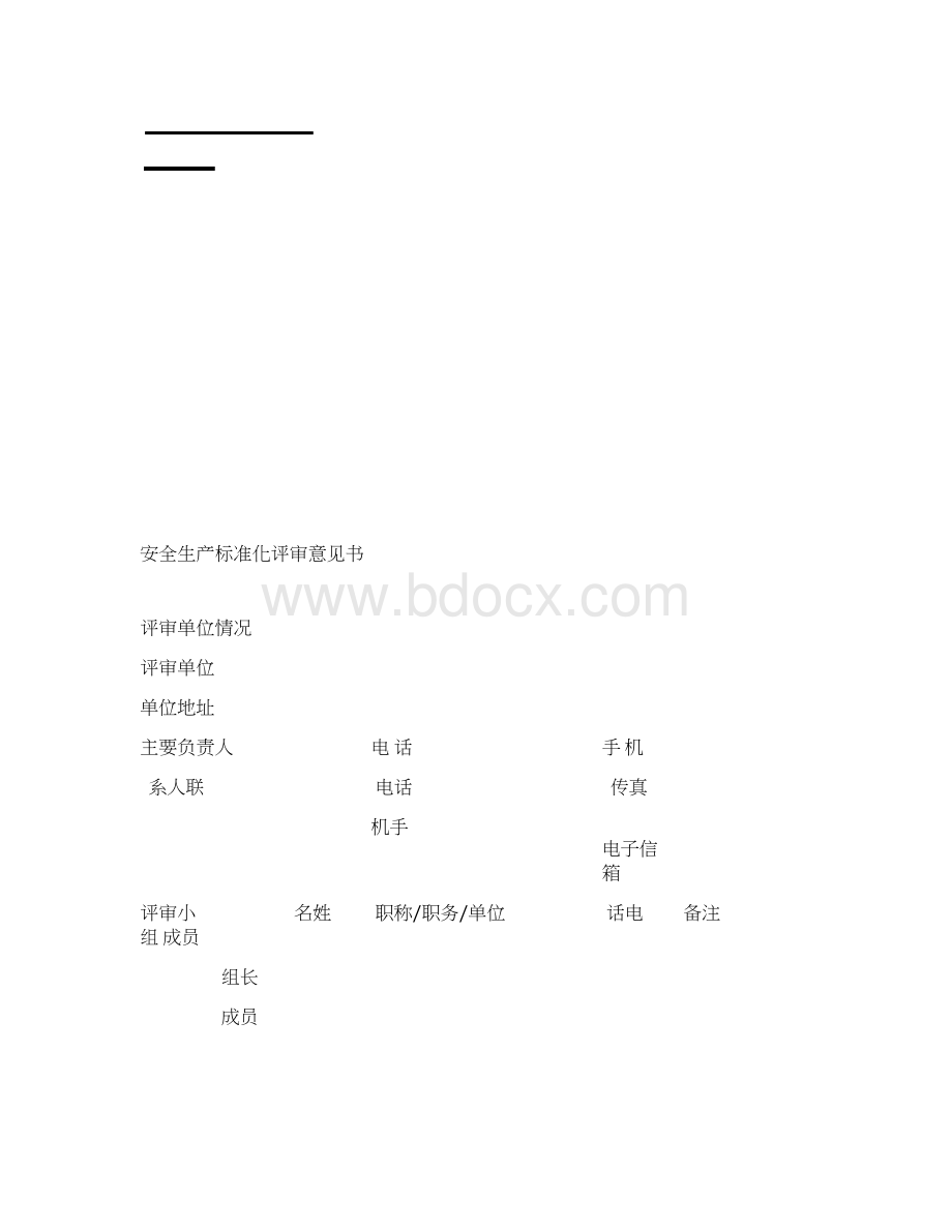 工贸企业三级安全生产标准化评审报告模板Word格式.docx_第2页