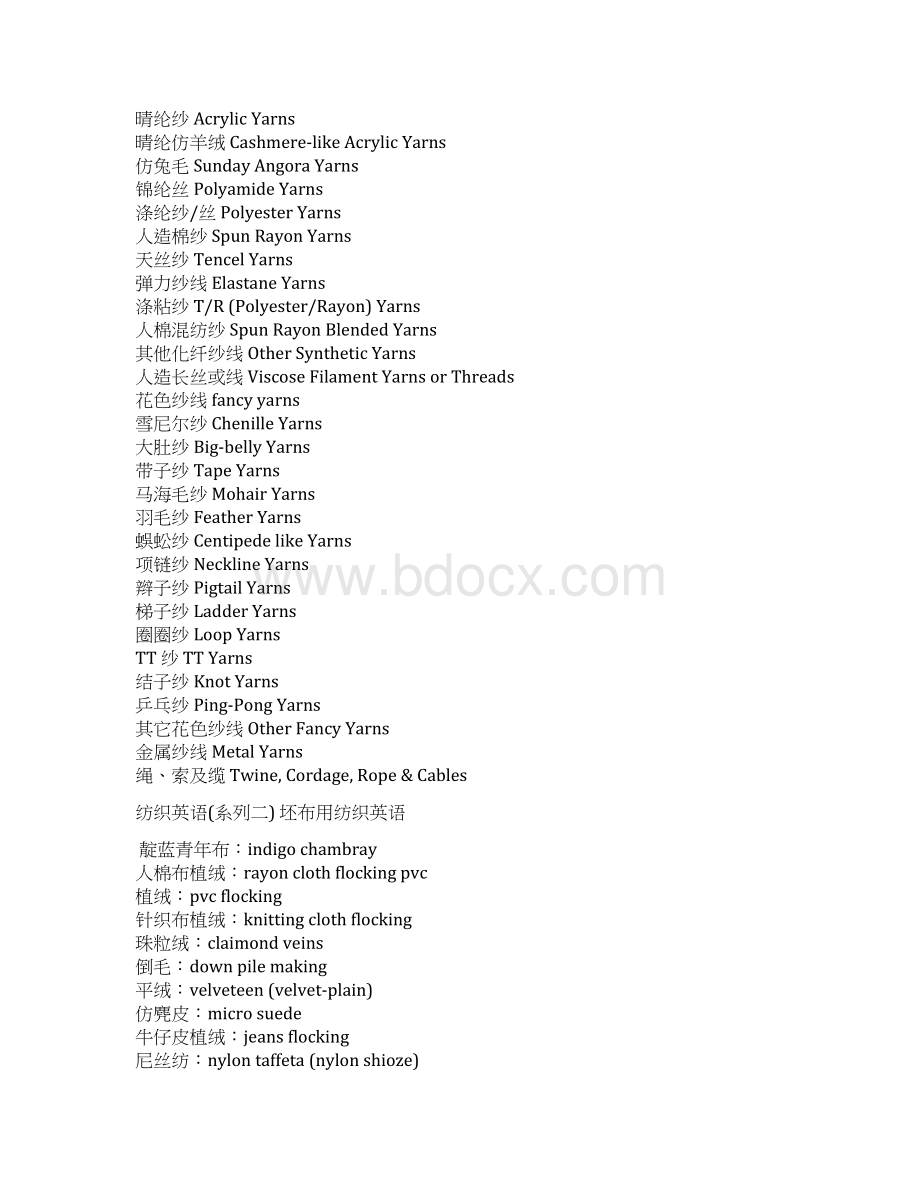 纺织术语中英对照1Word格式.docx_第2页