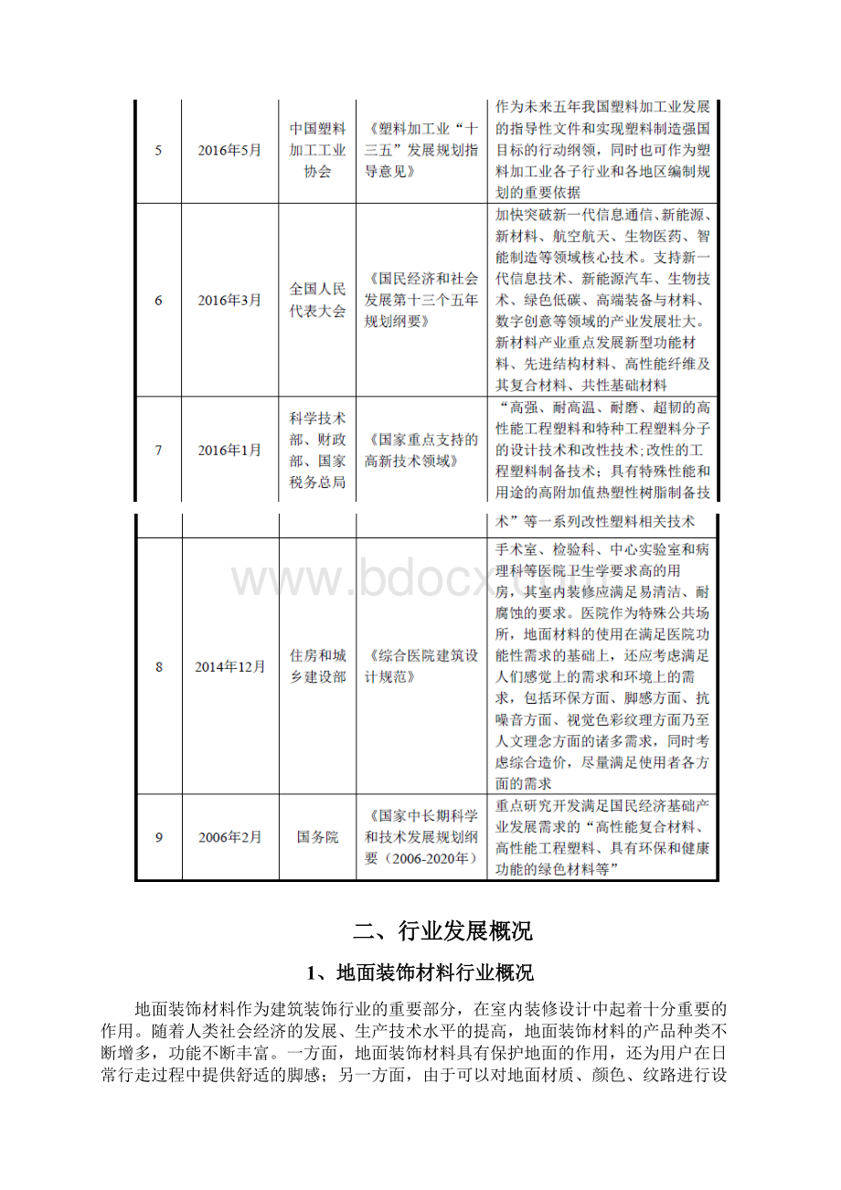 地面装饰材料PVC地板行业分析报告.docx_第3页