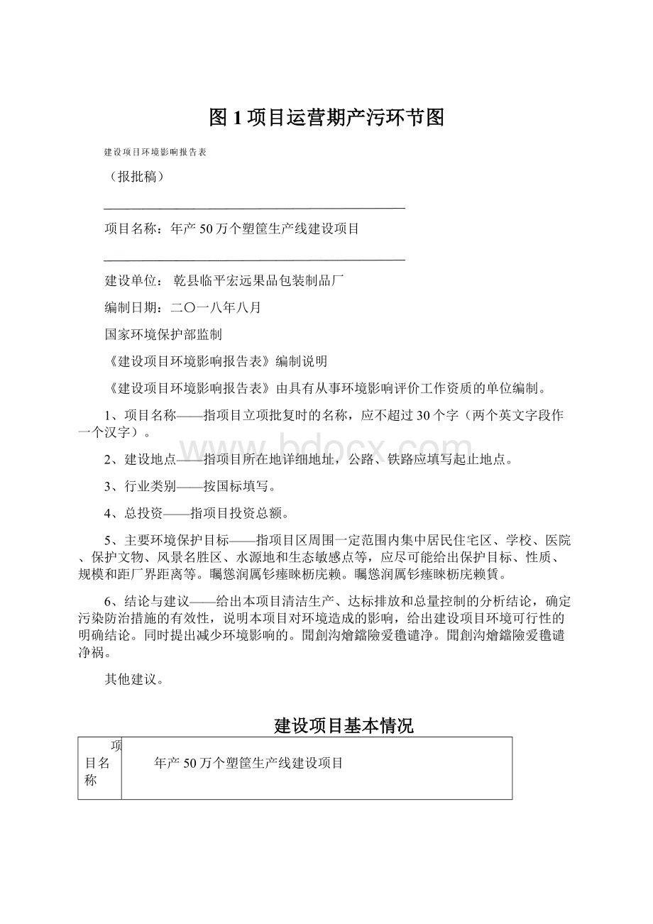 图1项目运营期产污环节图Word文档下载推荐.docx_第1页